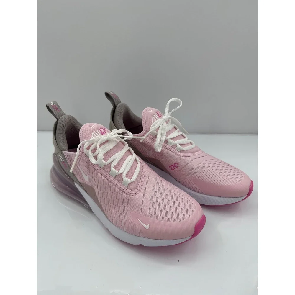 Nike Air Max 270 Kids Pink Taupe Sneakers IB4435-663 Size 7Y‎